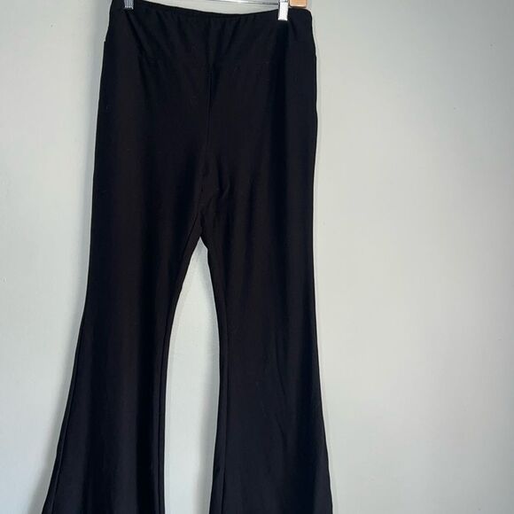 Womens Flare Pants Bell Bottom High Rise Juniors L 11-13 - Picture 3 of 7